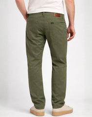 Męskie Spodnie Materiałowe Lee Slim Fit MVP Olive Moss 112376325