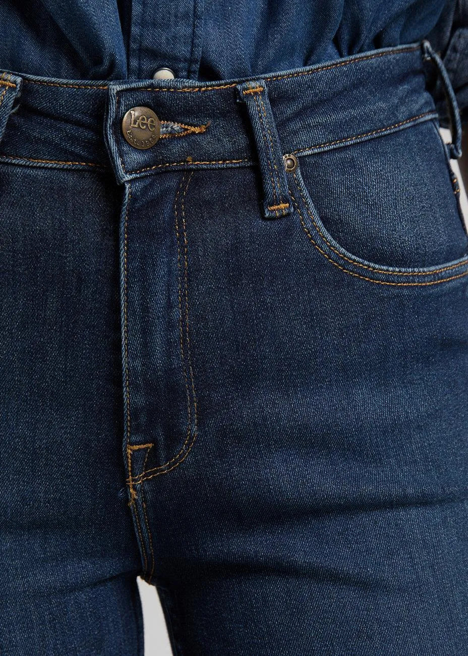 DAMSKIE SPODNIE JEANSOWE LEE BREESE BOOT DARK BRISTOL L31TNCXU 112107294