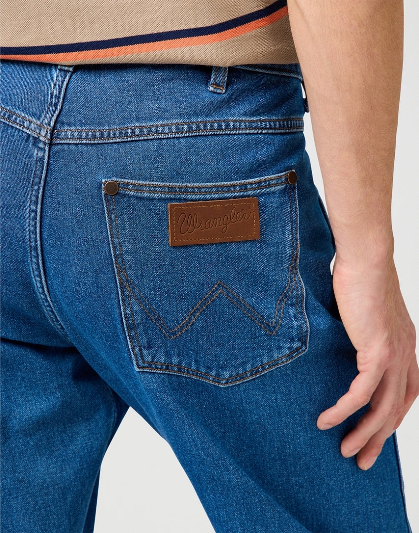 Męskie Spodnie Jeansowe Wrangler Frontier Dark Stone 112362451