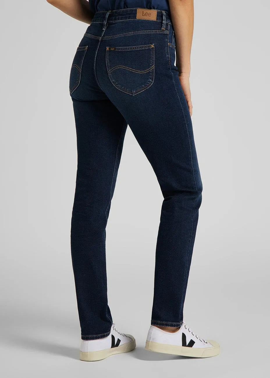 Damskie Spodnie Jeansowe Lee Elly Dark Rook L305NOXE 112106131