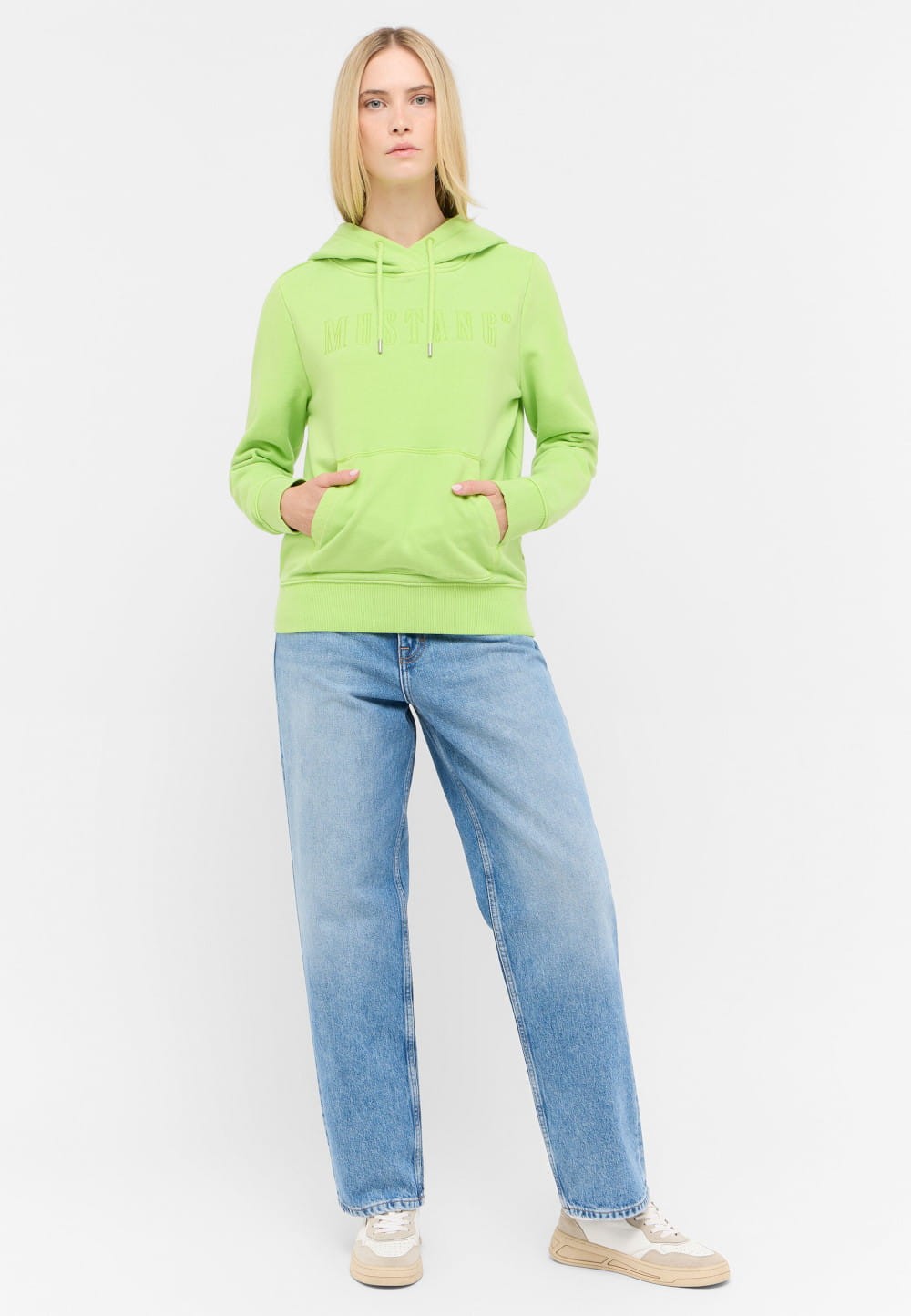 Damska Bluza Nierozpinana Mustang Style Wichita Lime Green 1015948 6105