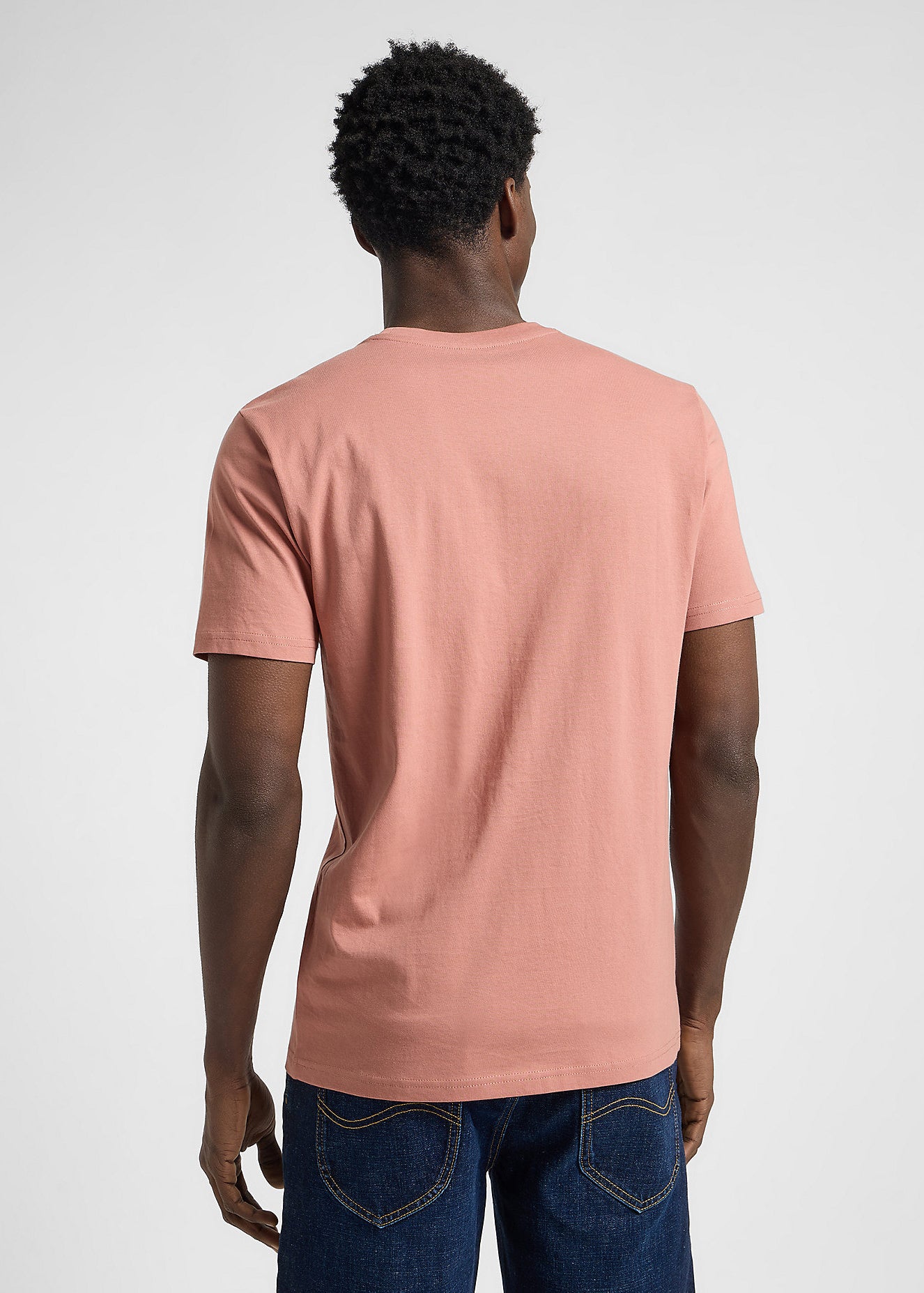 T-Shirt Męski Lee SS Patch Logo Tee Sepia 112364539