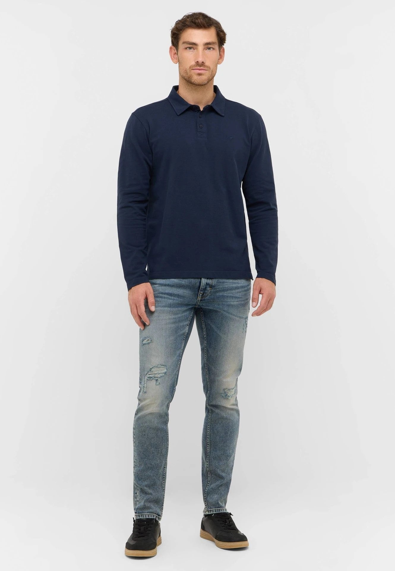 Męski Longsleeve Mustang Style Portis Dark Sapphire 1016881 4136