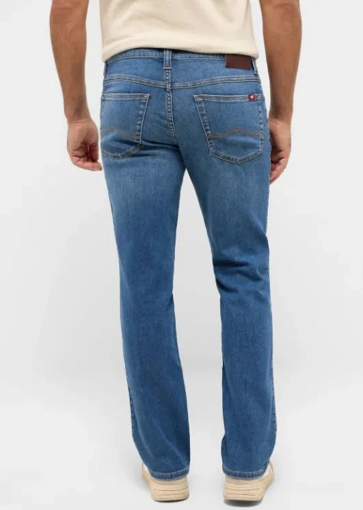 Męskie Spodnie Jeansowe Mustang Style Tramper Straight Denim Blue 1016437 5000 700