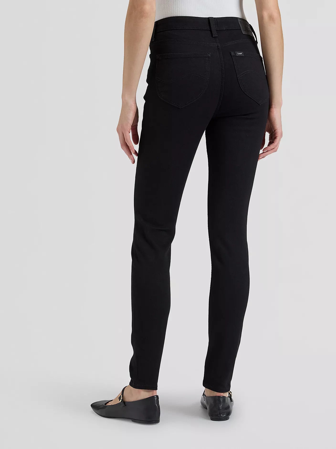 DAMSKIE SPODNIE LEE SCARLETT HIGH BLACK RINSE 112363446