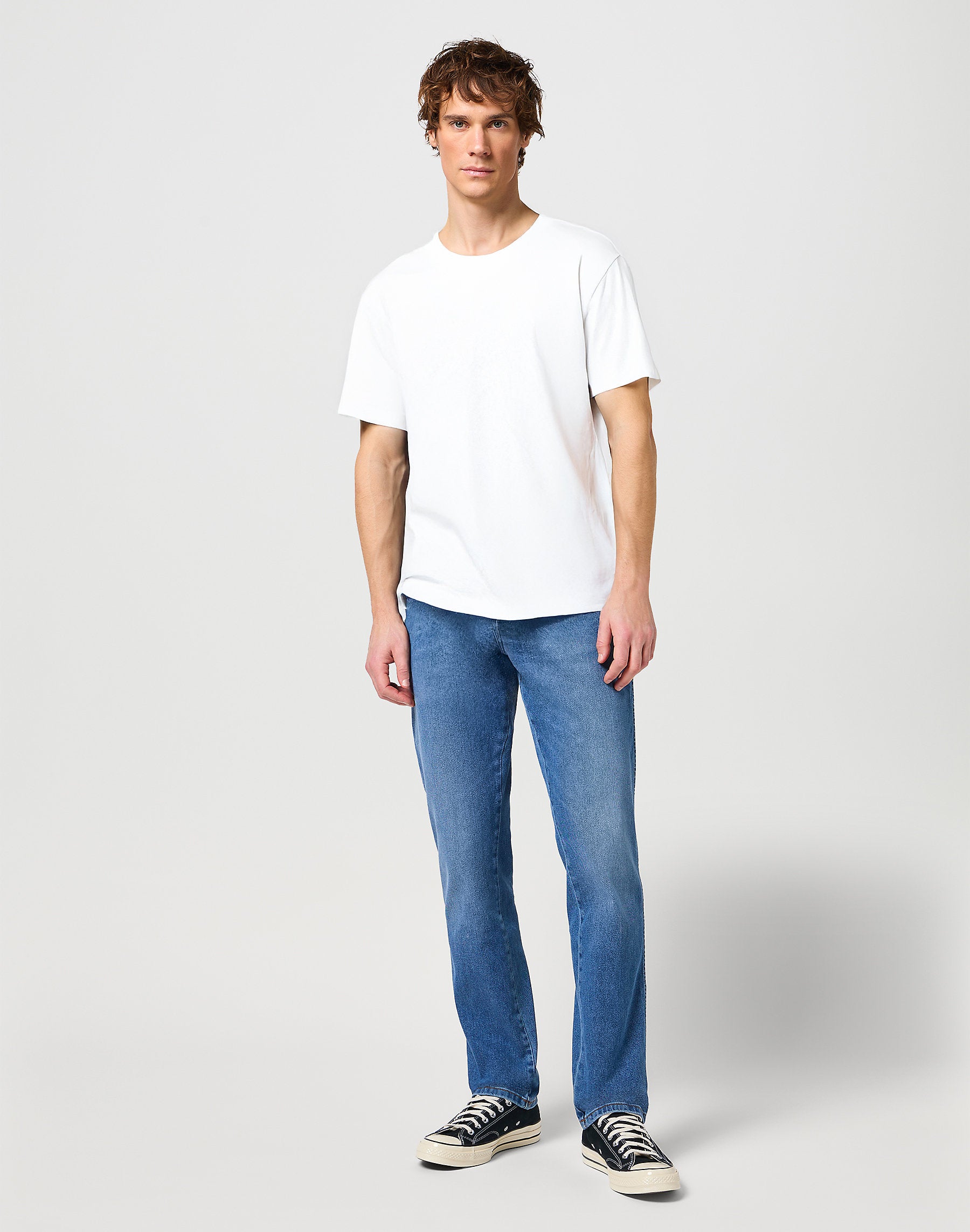2 Pack Męska Koszulka Wrangler Tee Navy 112321453