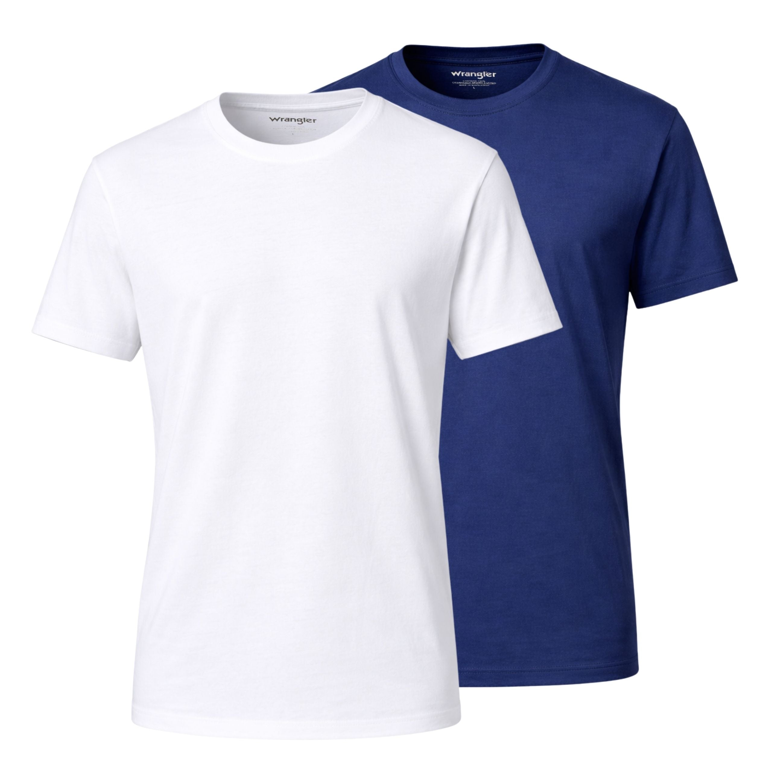 2 Pack Męska Koszulka Wrangler Tee Navy 112321453