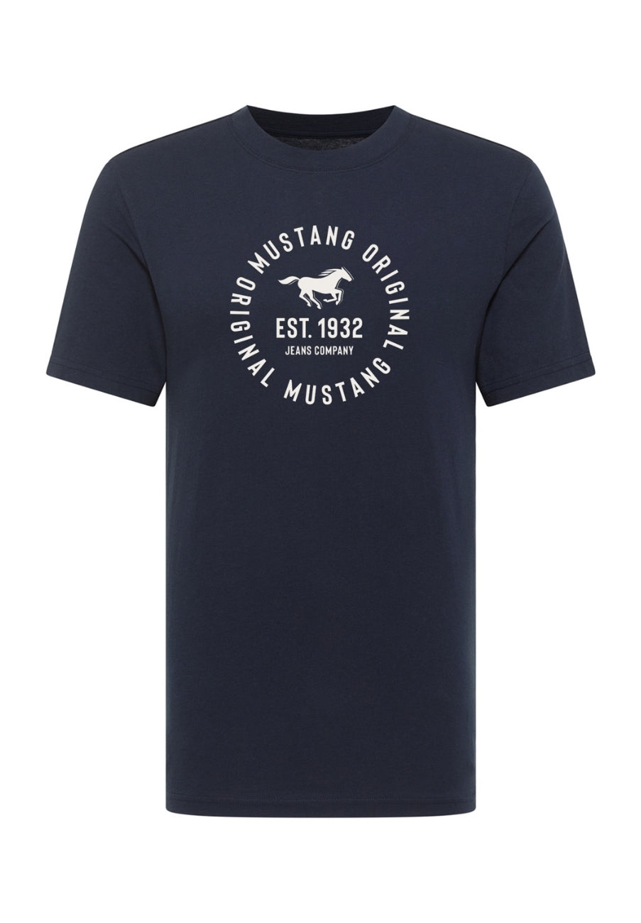 3 Pak Koszulek T-Shirt Mustang Style Alex Niebieski Granatowy Czarny 1017992