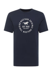 3 Pak Koszulek T-Shirt Mustang Style Alex Niebieski Granatowy Czarny 1017992