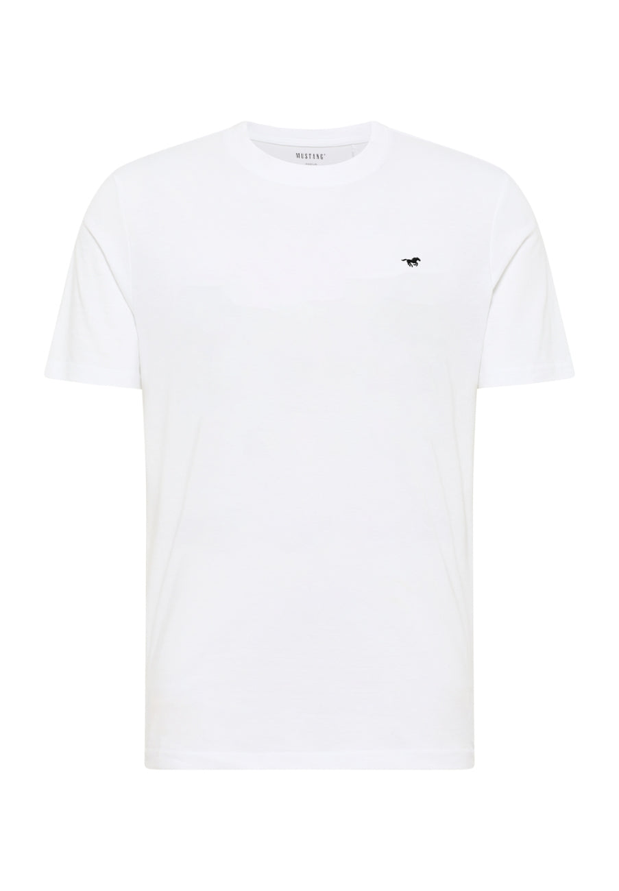 3 Pak T-Shirt Mustang Style Alex Biała Granatowa Czarna Logo Haft