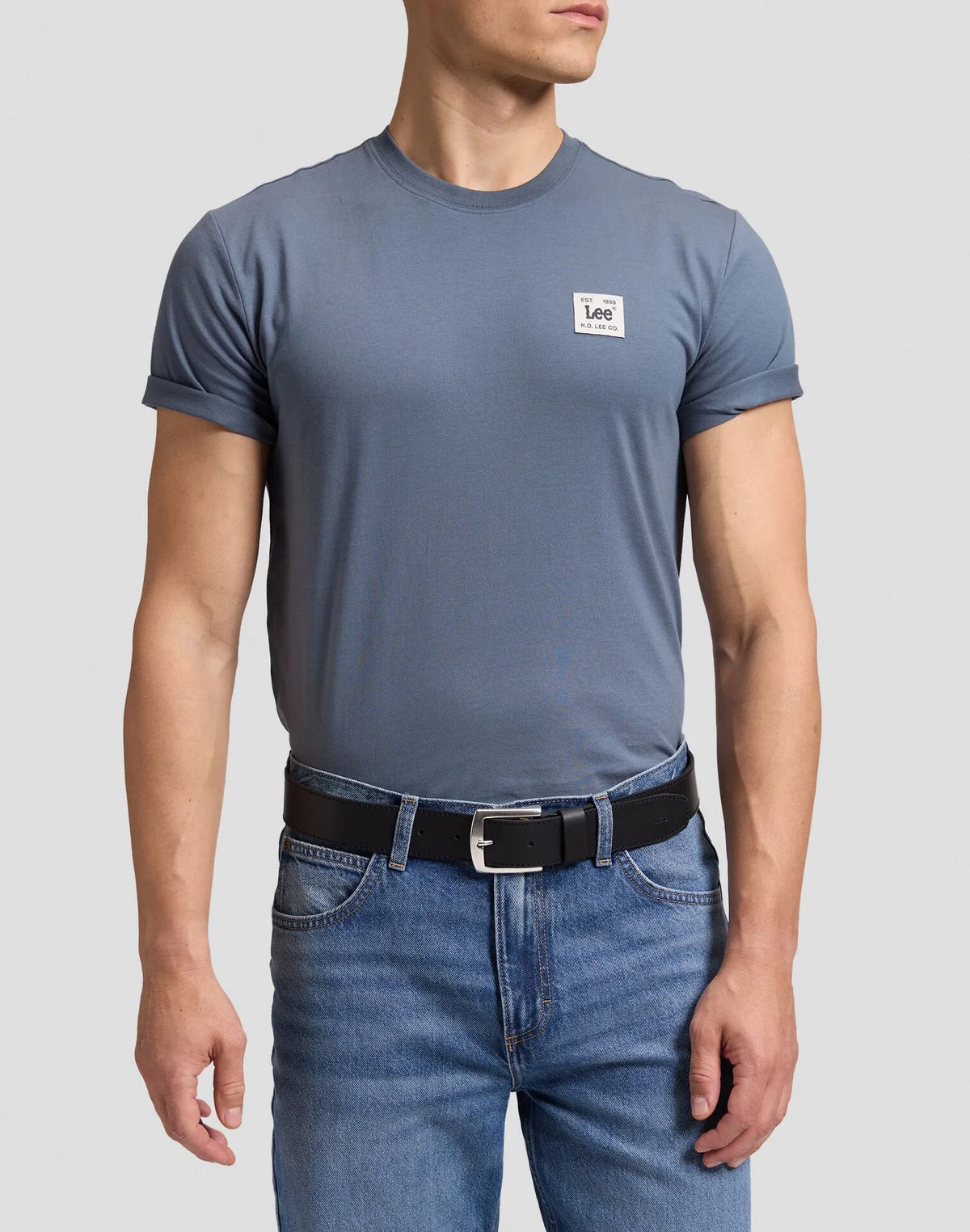 AKCESORIA MĘSKIE LEE BELT BLACK 112388307