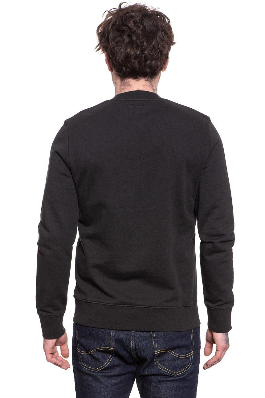 BLUZA WRANGLER GLOBE SWEAT FADED BLACK W6C5HXXV6 112130708