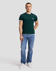 BLUZKI MĘSKIE LEE MULTI PACK CREW JADE FOREST WHITE 112387305