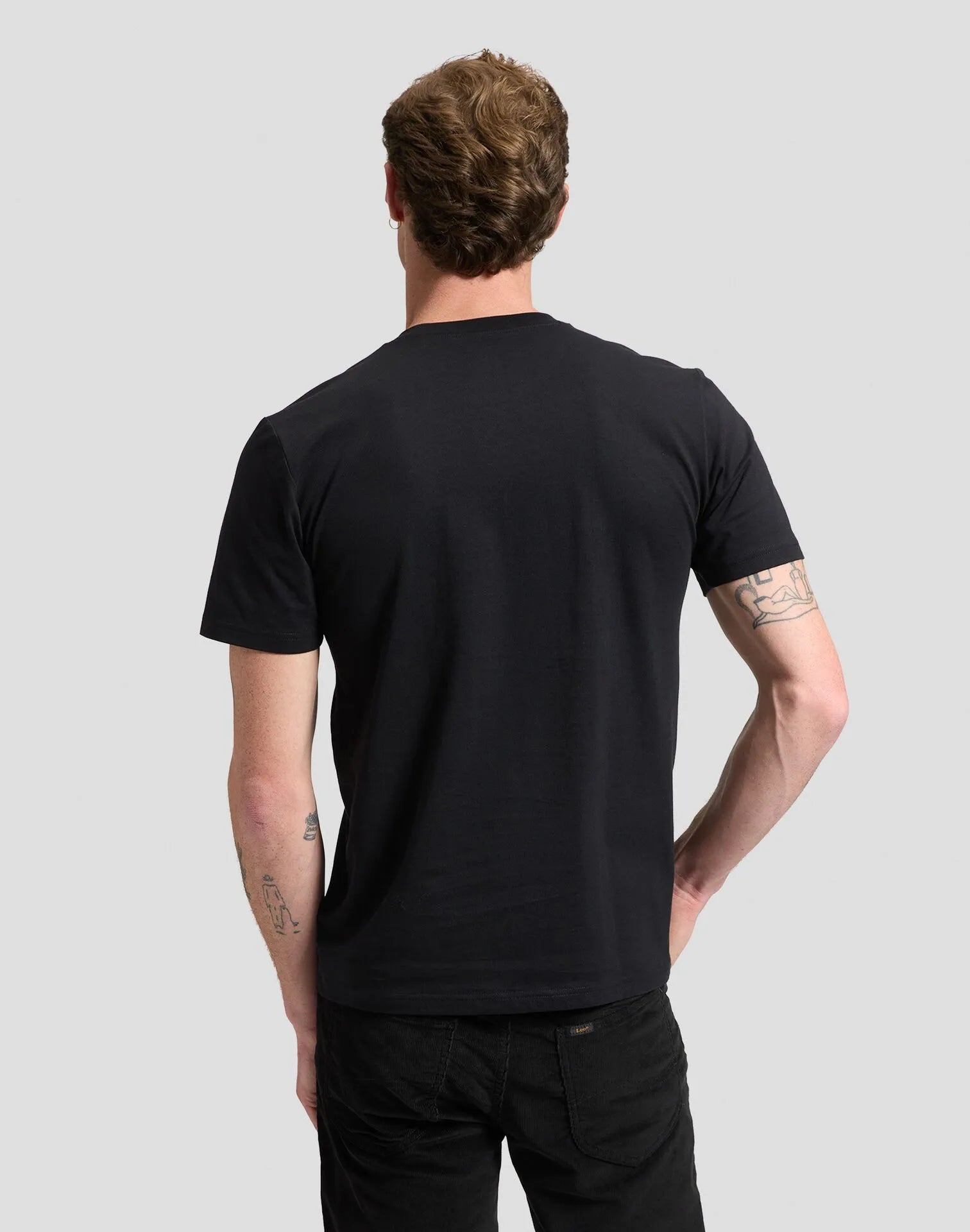 BLUZKI MĘSKIE LEE POCKET TEE BLACK 112387254