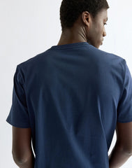 BLUZKI MĘSKIE WRANGLER SMALL GRAPHIC TEE NAVY 112386867