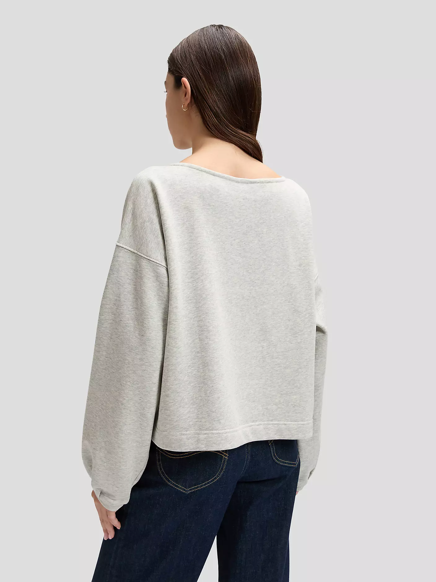 DAMSKA BLUZA LEE DRAMATIC SLEEVE SWS GREY HEATHER 112379421