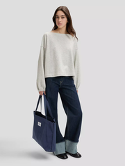 DAMSKA BLUZA LEE DRAMATIC SLEEVE SWS GREY HEATHER 112379421