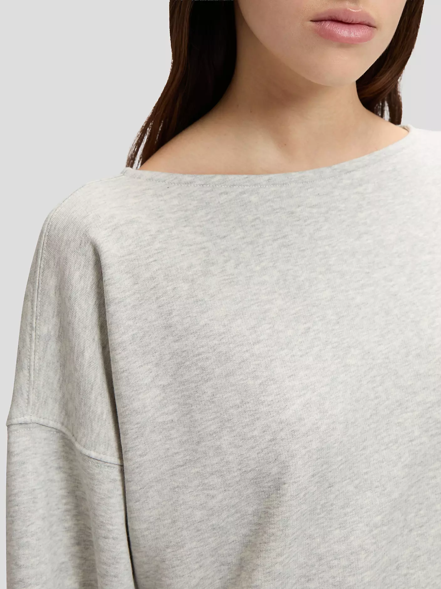 DAMSKA BLUZA LEE DRAMATIC SLEEVE SWS GREY HEATHER 112379421