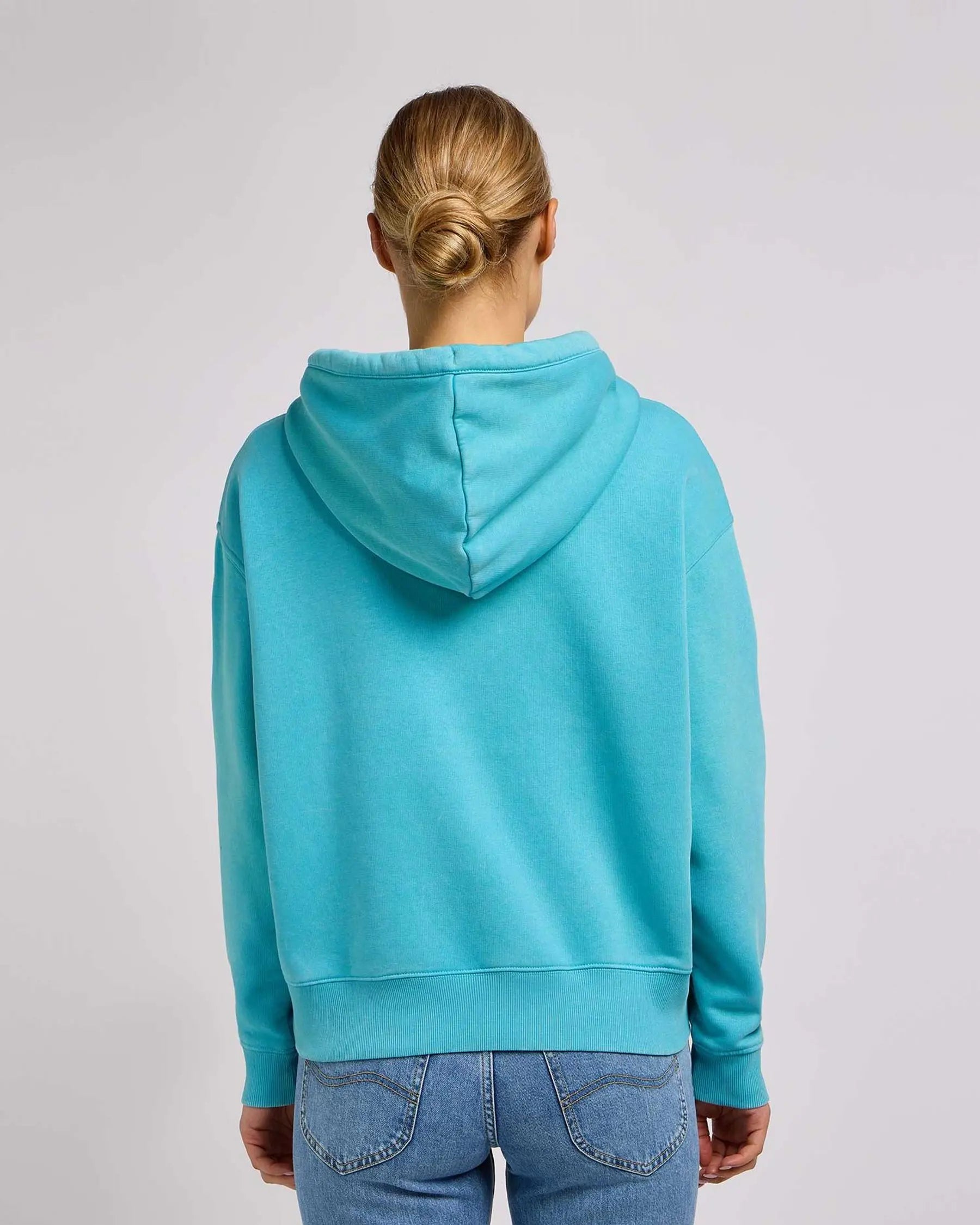 Damska Bluza Lee Essential Hoodie Bay Blue 112350245