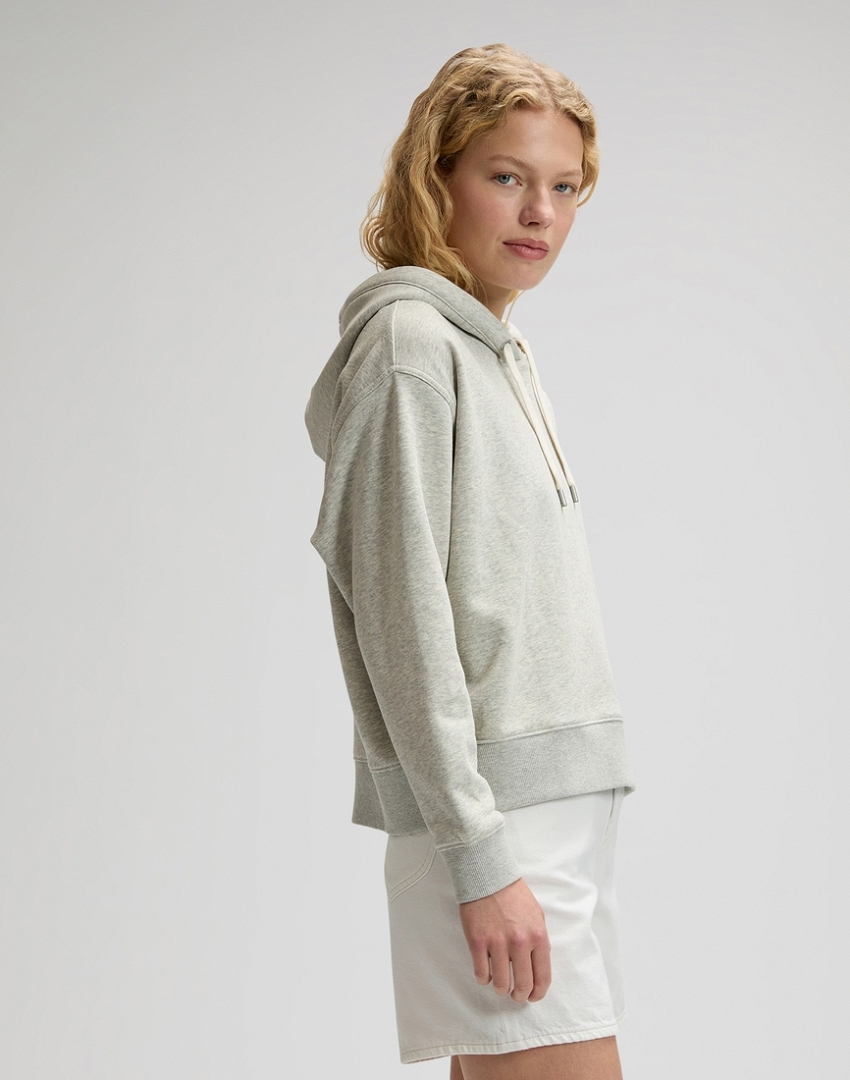 DAMSKA BLUZA LEE ESSENTIAL HOODIE GREY HEATHER 112379422
