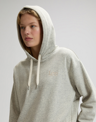 DAMSKA BLUZA LEE ESSENTIAL HOODIE GREY HEATHER 112379422