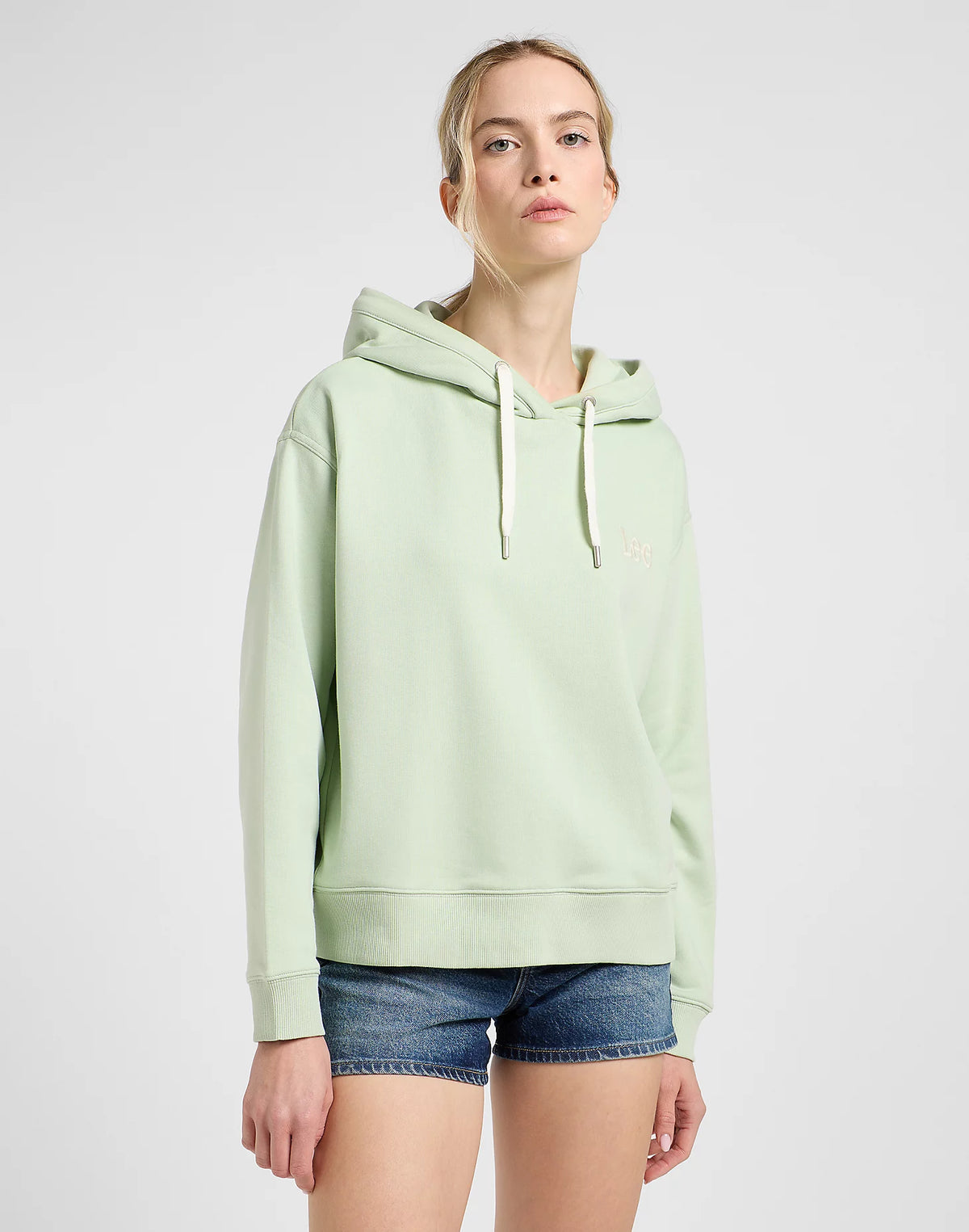 Damska Bluza Lee Essential Hoodie Soft Sage 112363839
