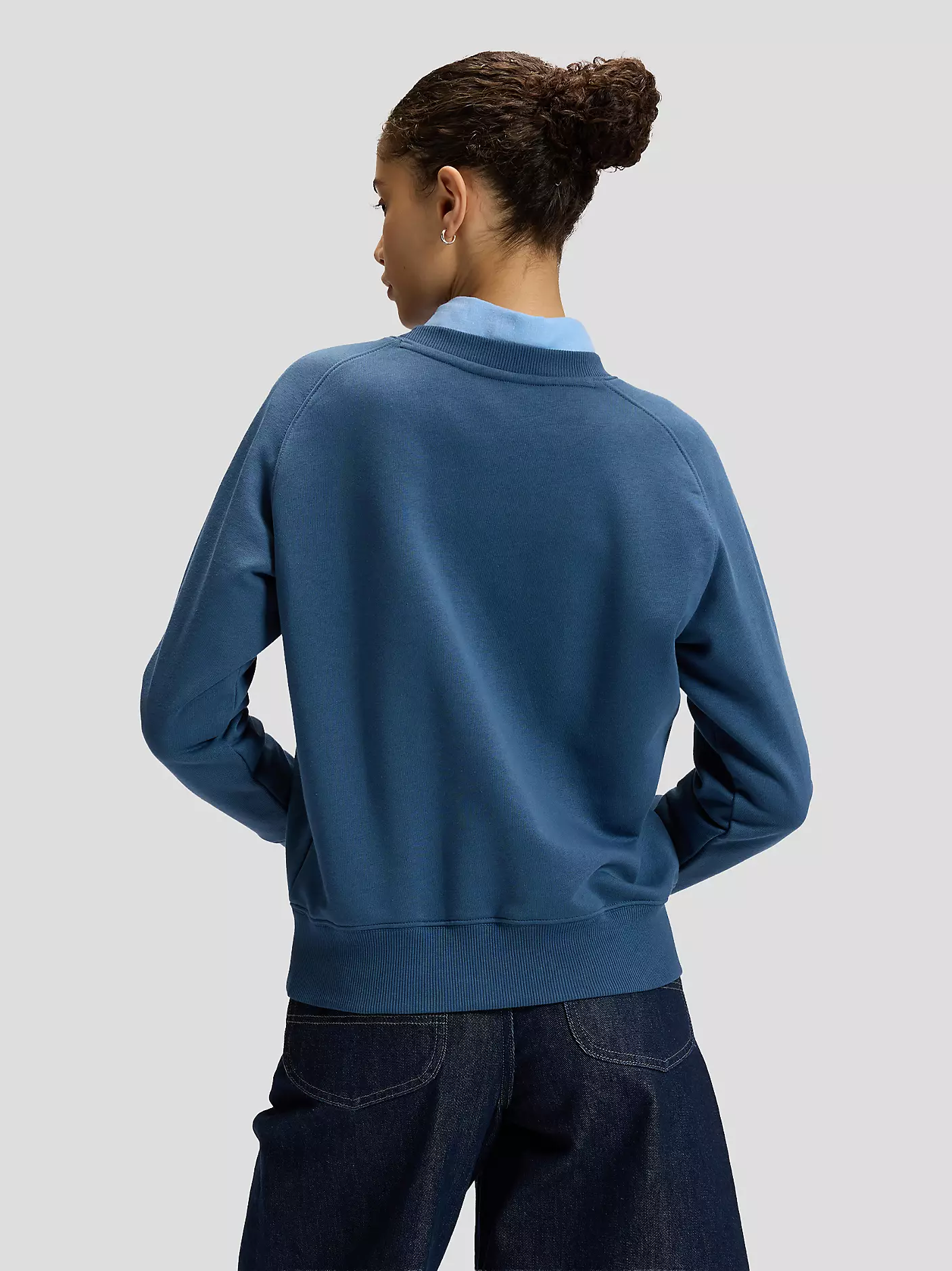 DAMSKA BLUZA LEE RAGLAN CREW SWS ACADEMY BLUE 112376981