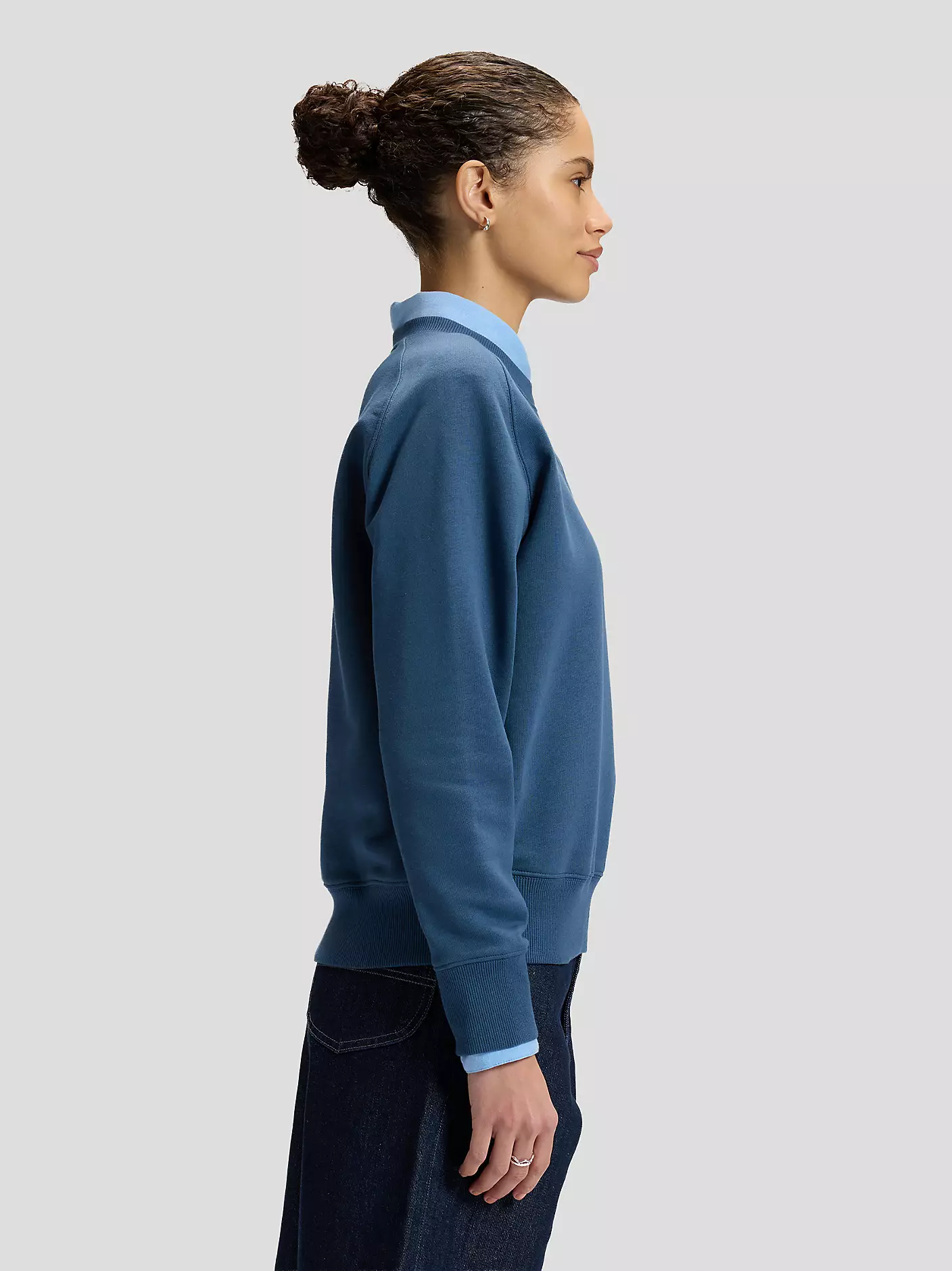 DAMSKA BLUZA LEE RAGLAN CREW SWS ACADEMY BLUE 112376981
