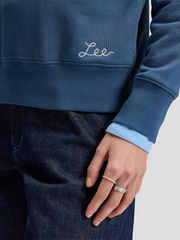 DAMSKA BLUZA LEE RAGLAN CREW SWS ACADEMY BLUE 112376981