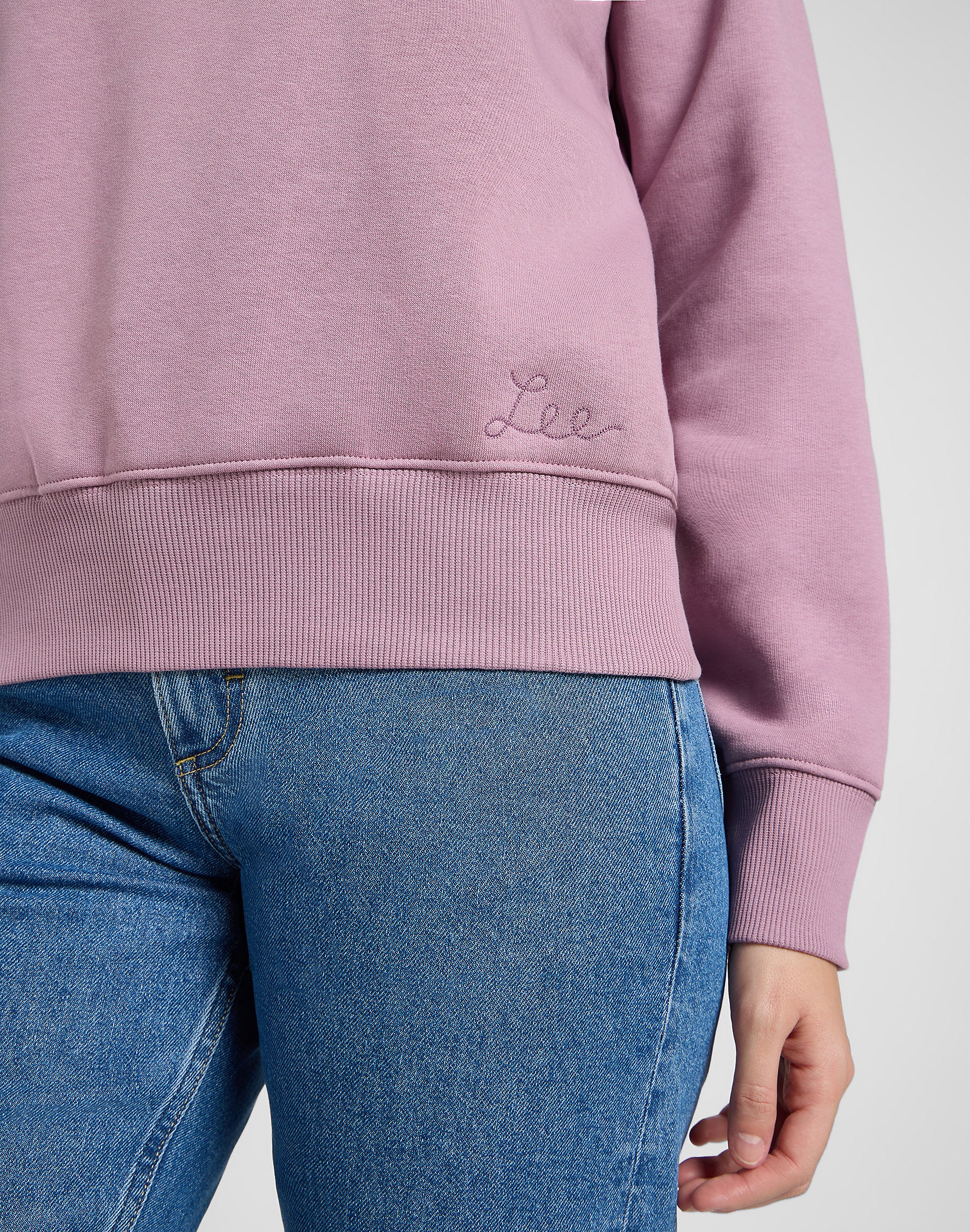 Damska Bluza Lee Raglan Crew Sws Plumberry 112371294