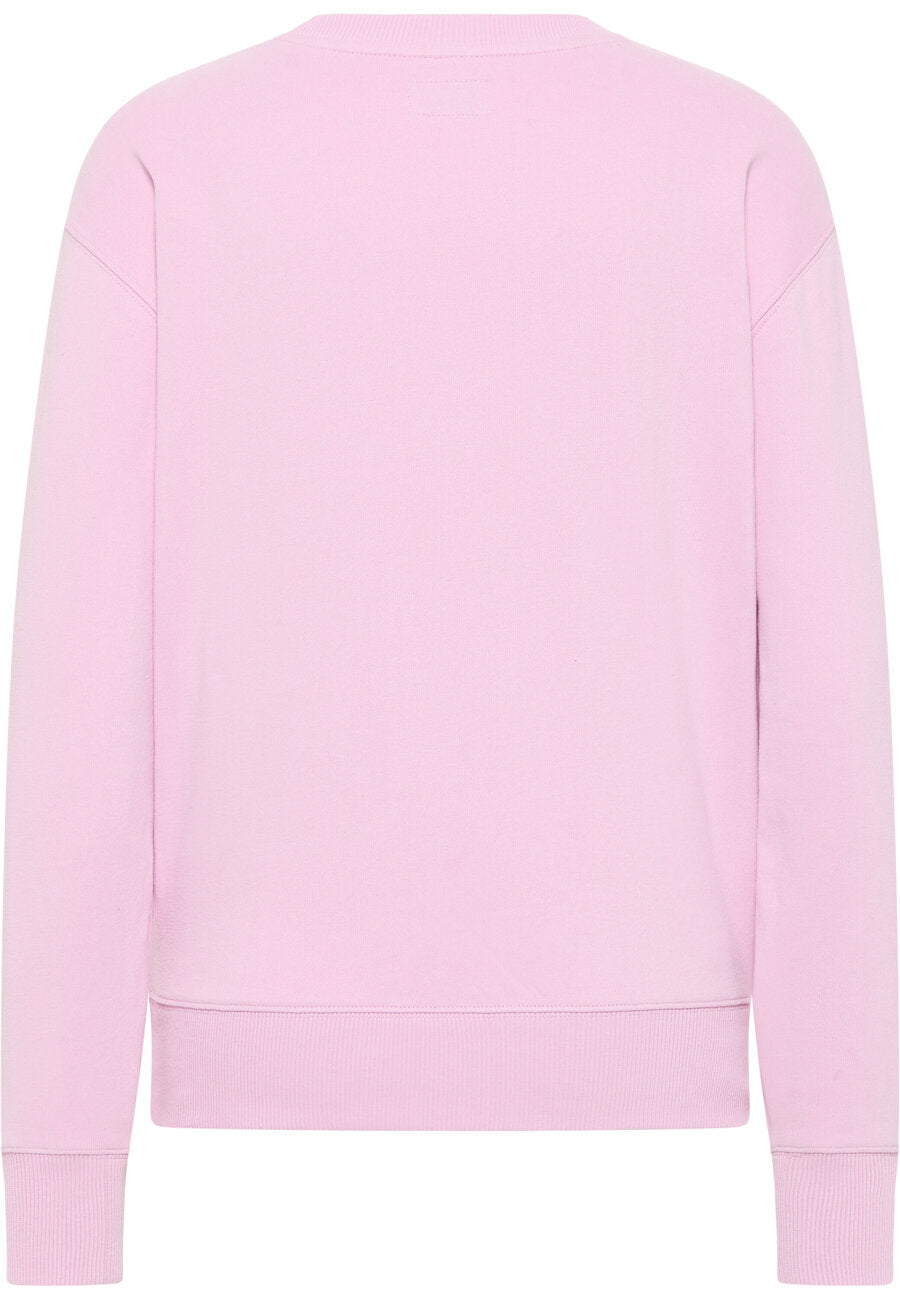 DAMSKA BLUZA MUSTANG LOGO Aberdeen Pink Lavender 1014960 8070