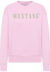 DAMSKA BLUZA MUSTANG LOGO Aberdeen Pink Lavender 1014960 8070