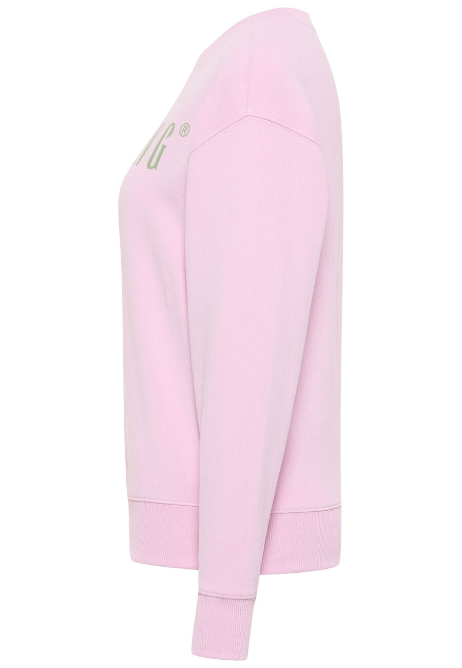 DAMSKA BLUZA MUSTANG LOGO Aberdeen Pink Lavender 1014960 8070