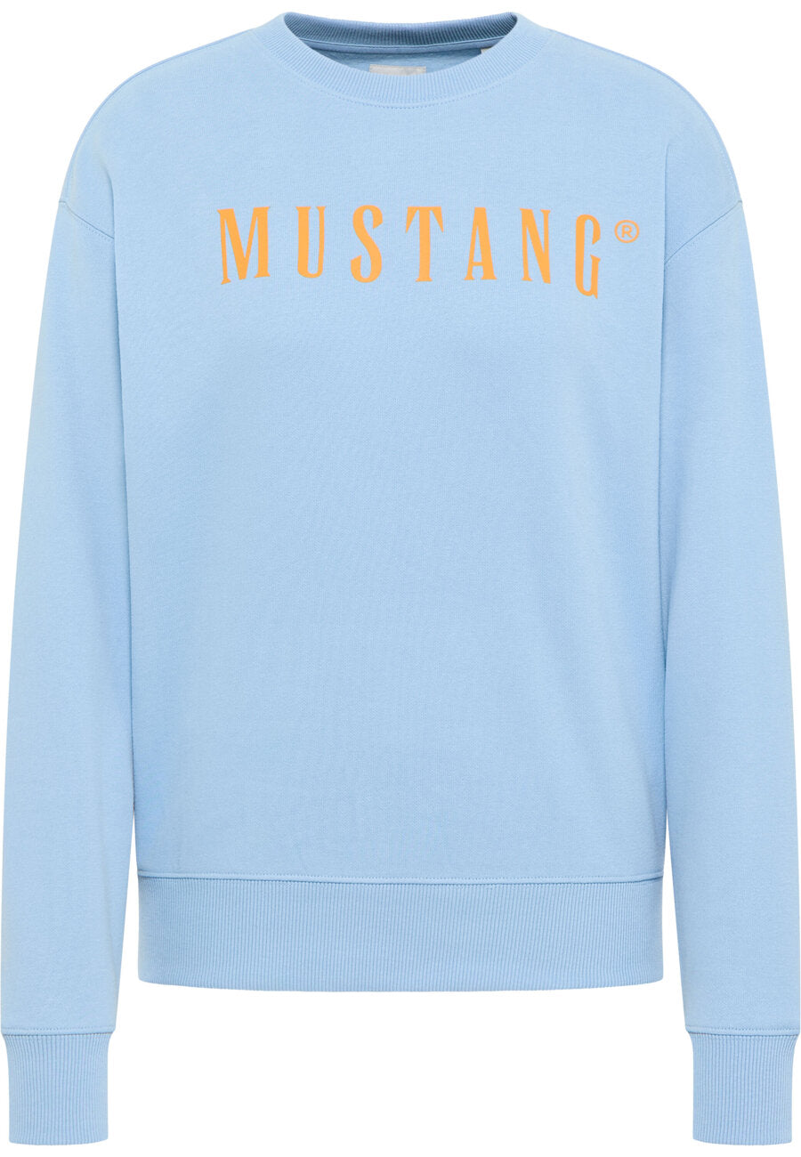 DAMSKA BLUZA MUSTANG LOGO Aberdeen Placid Blue 1014960 5057