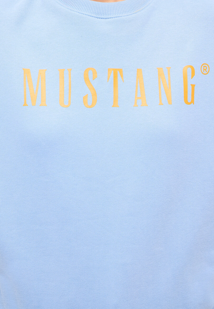 DAMSKA BLUZA MUSTANG LOGO Aberdeen Placid Blue 1014960 5057