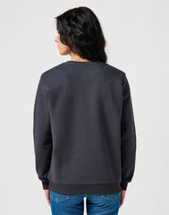 DAMSKA BLUZA WRANGLER REGULAR SWEAT FADED BLACK 112356510