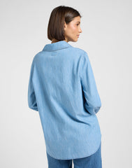 Damska Koszula Jeansowa Lee Balloon Sleeve Shirt Never Ages 112370985