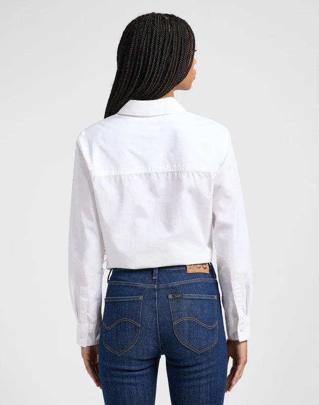 Koszula Biała Elegancka Damska Lee All Purpose Shirt Bright White 112365098