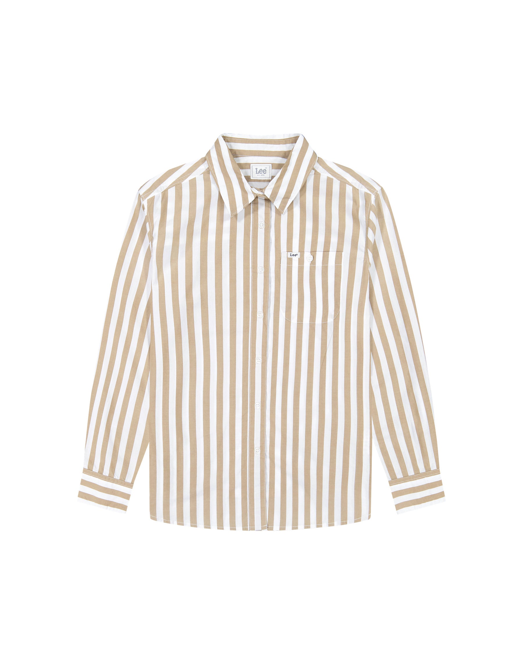 Damska Koszula Lee All Purpose Shirt Khaki Stripe 112370988