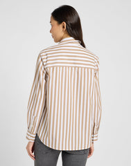 Damska Koszula Lee All Purpose Shirt Khaki Stripe 112370988