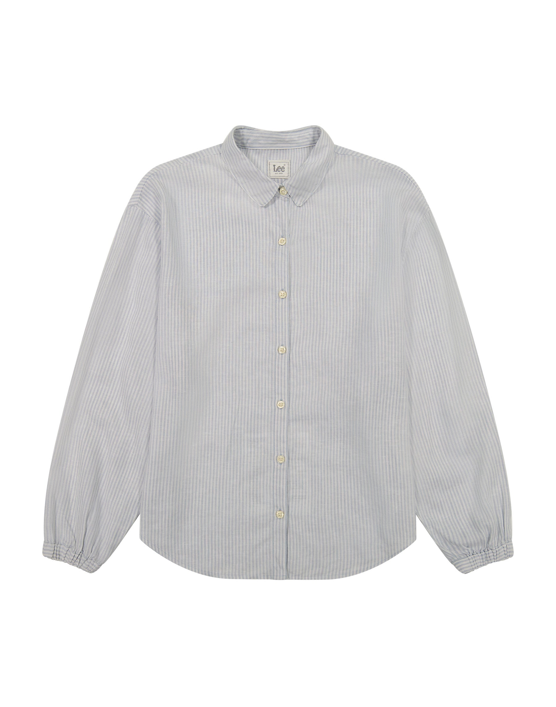 Damska Koszula Lee Blouse With Tie Front Concrete Pinstripe 112363504