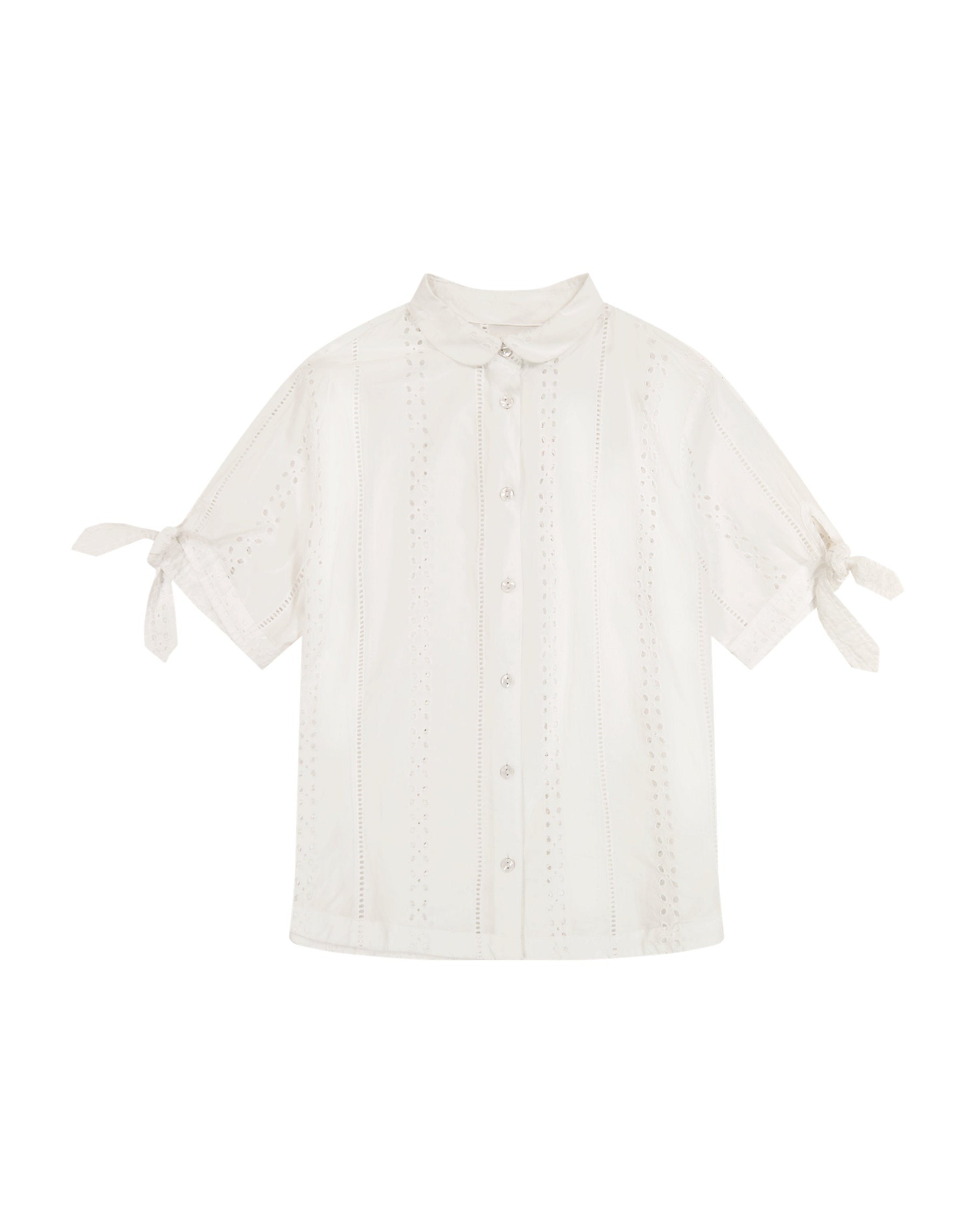 Damska Koszula Lee Camp Tie Sleeve Button Up Bright White 112364115