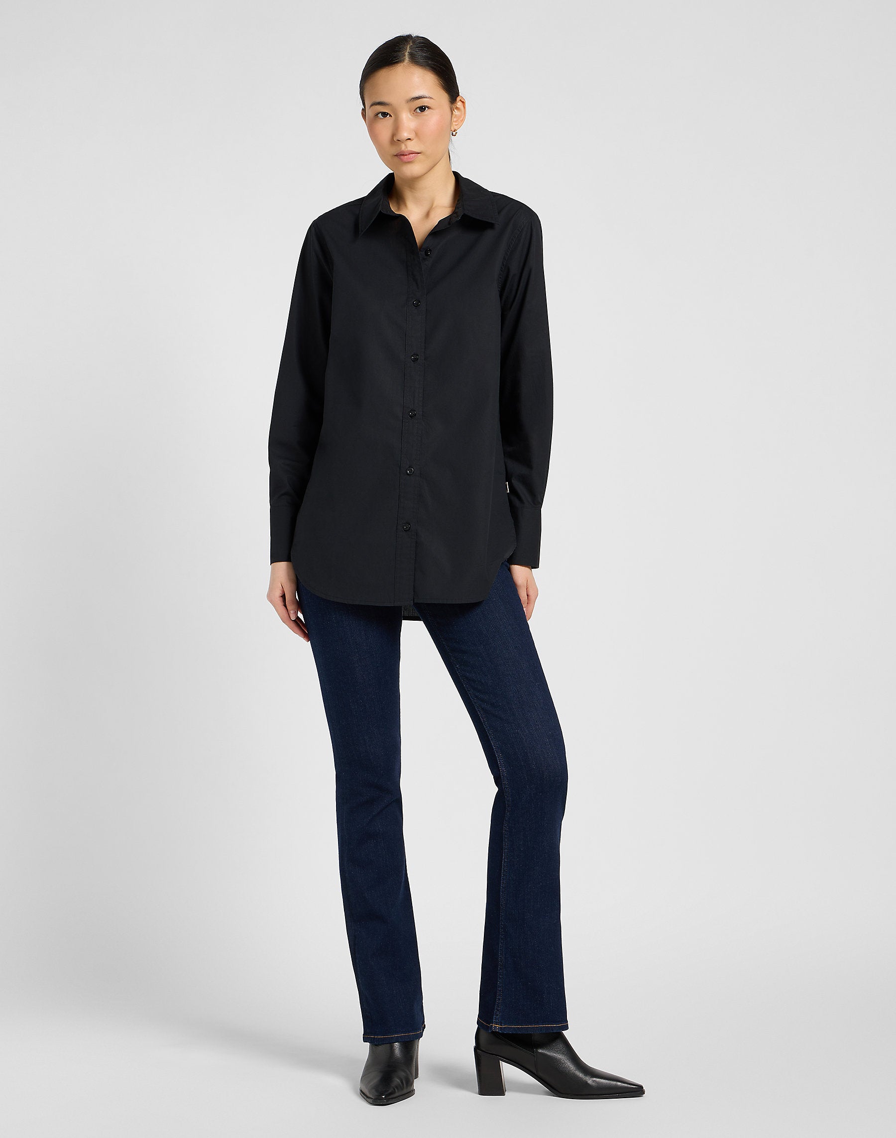 Damska Koszula Lee Classic Shirt Unionall Black 112370961