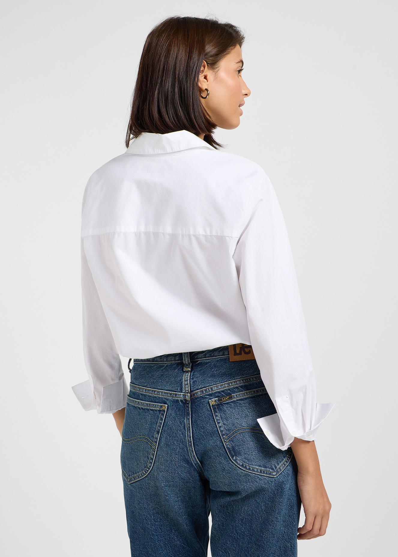 DAMSKA KOSZULA LEE POCKETLESS SHIRT BRIGHT WHITE 112363427
