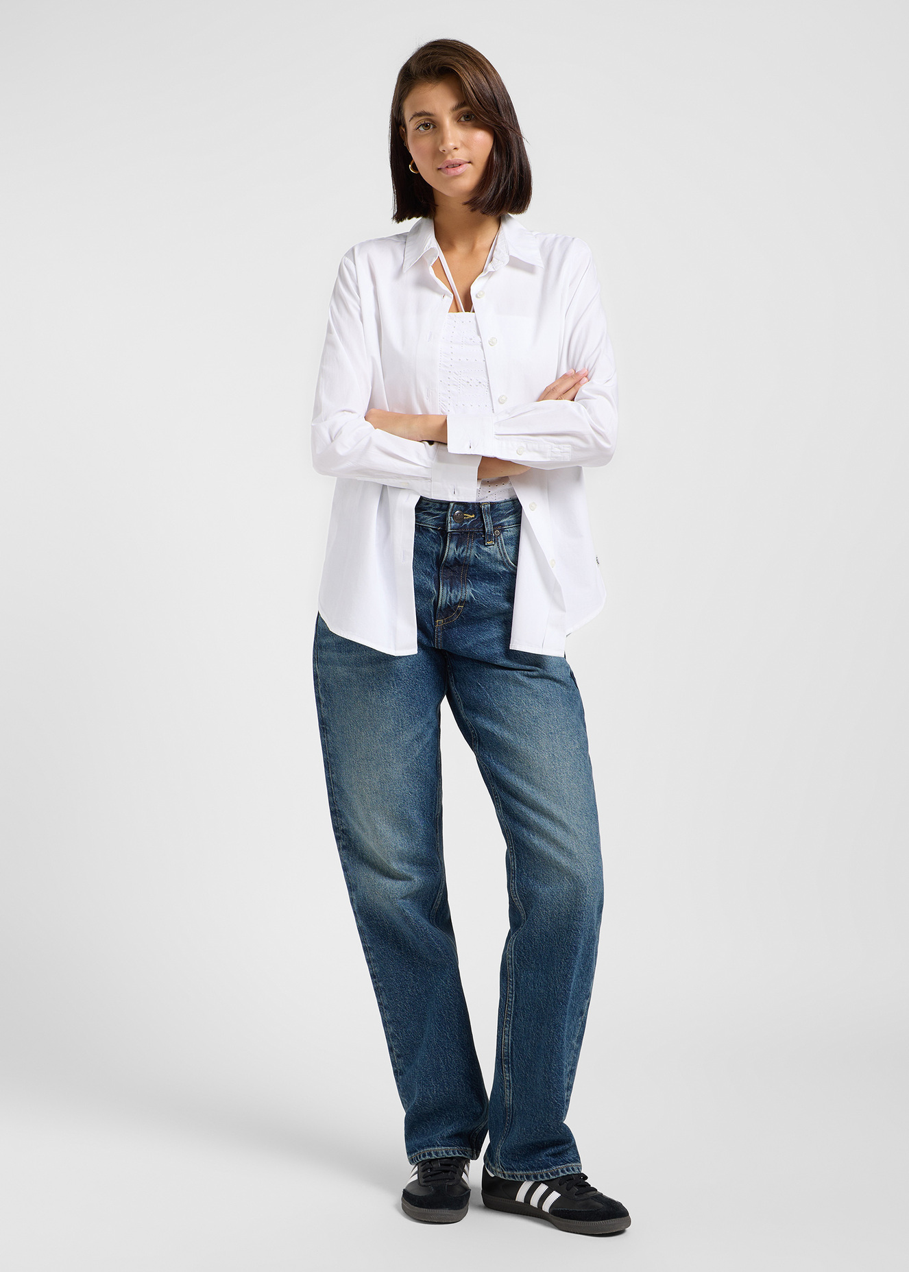 DAMSKA KOSZULA LEE POCKETLESS SHIRT BRIGHT WHITE 112363427