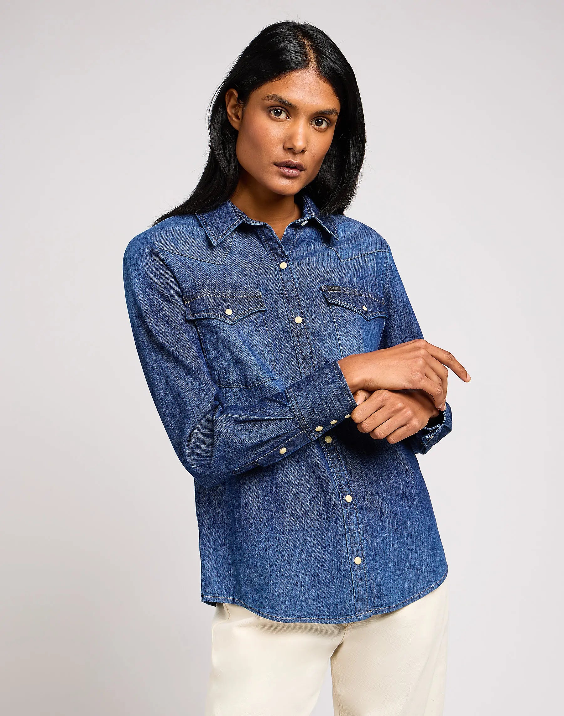 DAMSKA KOSZULA LEE REGULAR WESTERN SHIRT THROUGH THE W 112350256