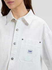 DAMSKA KOSZULA LEE SS WORKWEAR SHIRT BRIGHT WHITE 112376602
