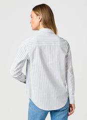 DAMSKA KOSZULA WRANGLER 1 PKT SHIRT NIAGARA MIST 112362596