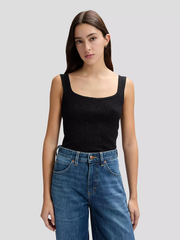 DAMSKA KOSZULKA LEE KNITTED TANK BLACK 112379254