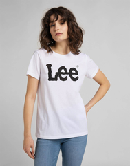 DAMSKA KOSZULKA LEE LOGO TEE WHITE 112109470
